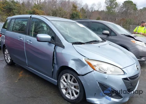 2012 Mazda Mazda5 Grand Touring z USA, uszkodzony, nr VIN JM1CW2DL9C0130844